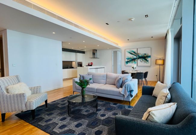 Apartment in Dubai - Crystal Clear 1BR in Blue Waters with Ain View Apartment in Dubai - Crystal Clear 1BR in Blue Waters with Ain View