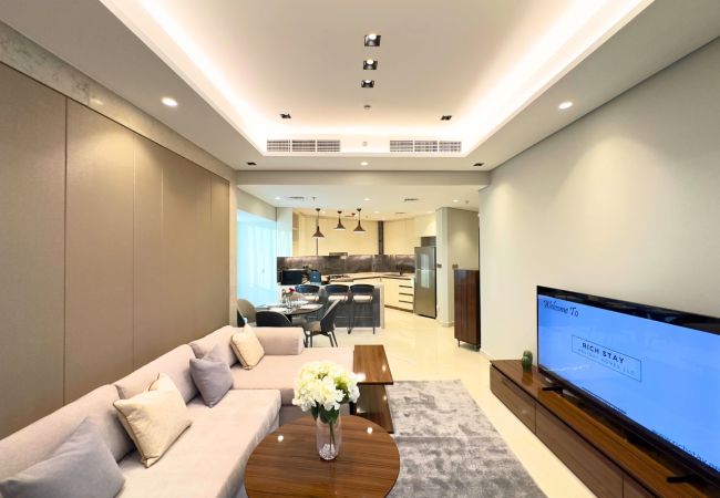 Apartment in Dubai - 2807-sleek 2 BR  in Nobles, Business Bay. Apartment in Dubai - 2807-sleek 2 BR  in Nobles, Business Bay.